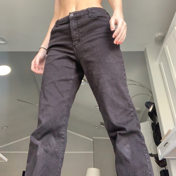 NYDJ not your daughters jeans black straight leg - Picture 1 of 5
